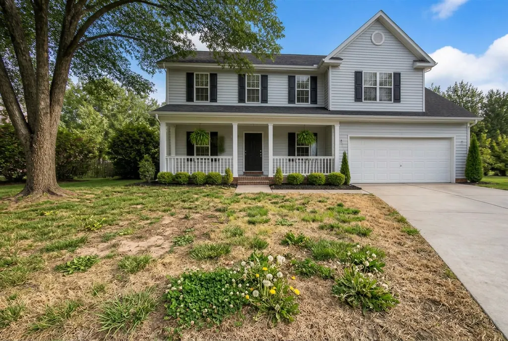 Struggling lawn with weeds and thin turf before Turf 212 program